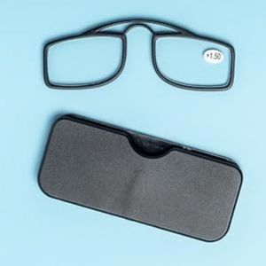 Super Light Weight Unisex, Nose Resting Pocket Reading Armless Glasses